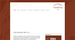 Desktop Screenshot of hotel-eisenkrug.de